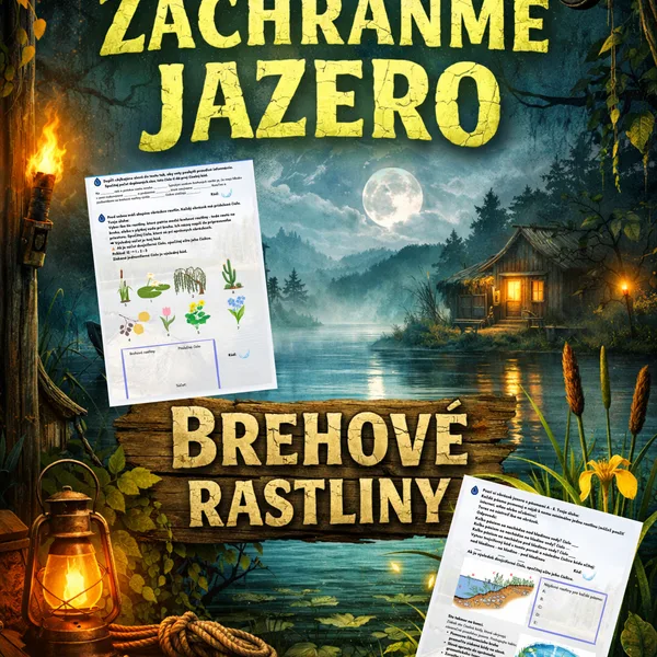 Úniková hra k brehovým rastlinám - Tajomstvo jazera