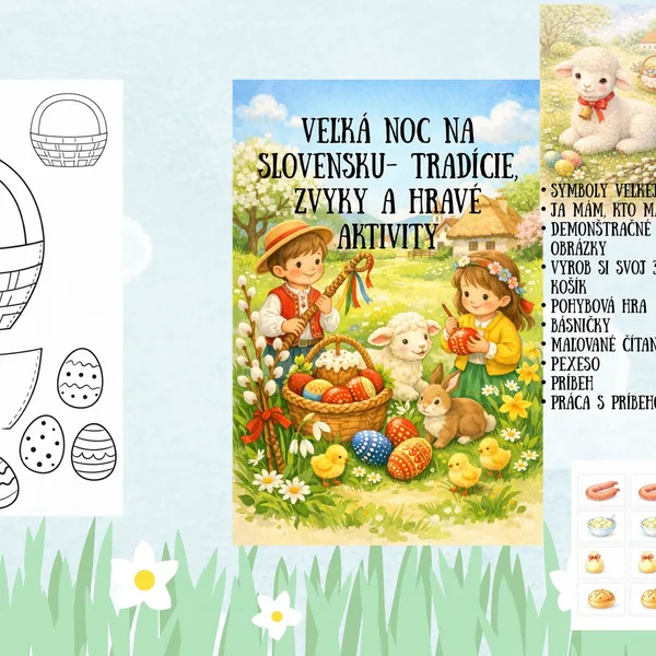 Veľká noc na Slovensku - tradície, zvyky a hravé aktivity 