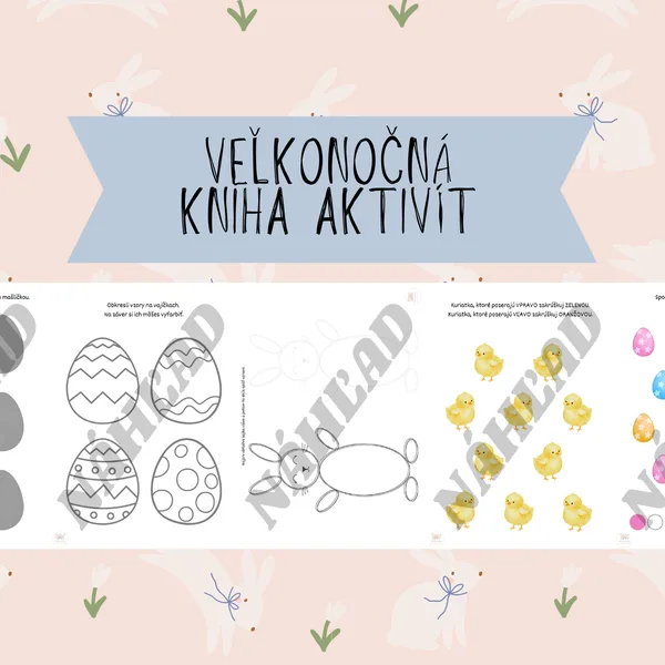 VEĽKONOČNÁ KNIHA AKTIVÍT 🐣