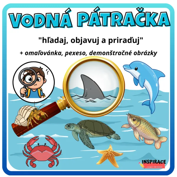 VODNÁ pátračka 🔎– hľadaj, objavuj a priraďuj
