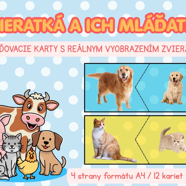 Zvieratká a ich mláďatká