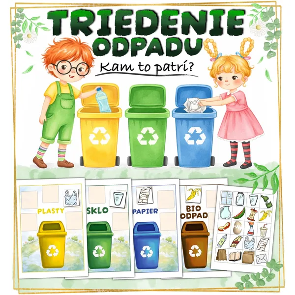 TRIEDENIE ODPADU - didaktická hra na DEŇ ZEME