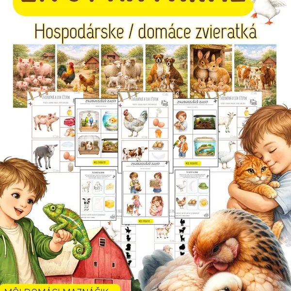 Hospodárske a domáce zvieratá / život na farme