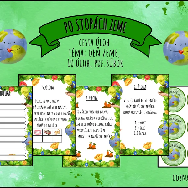 Po stopách Zeme- náučná cesta úloh🌎️
