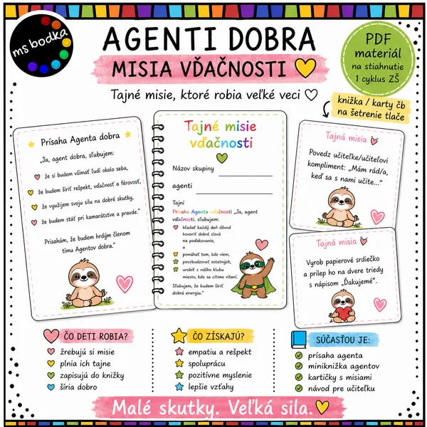 DOBRO - Tajní agenti vďačnosti