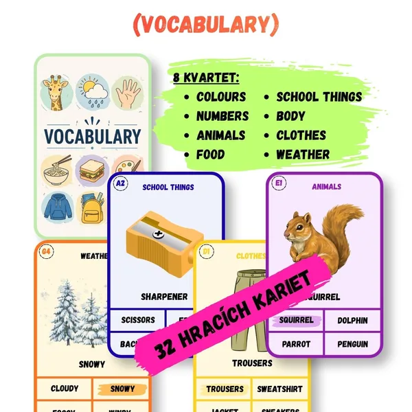 Vocabulary - kvarteto