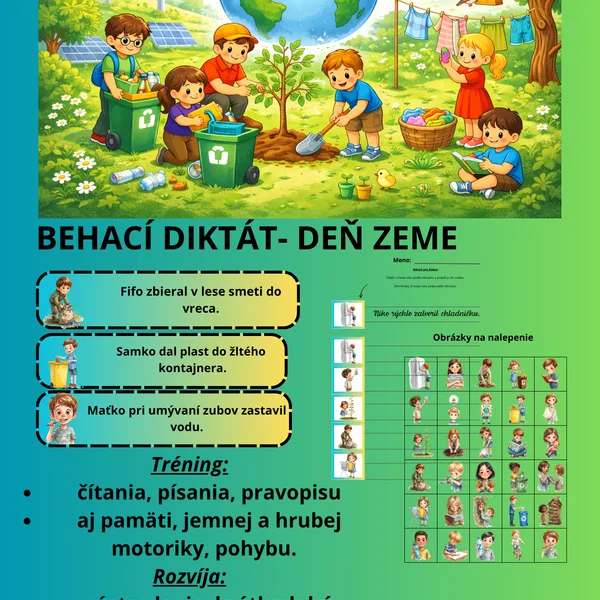 Behací diktát- Deň Zeme