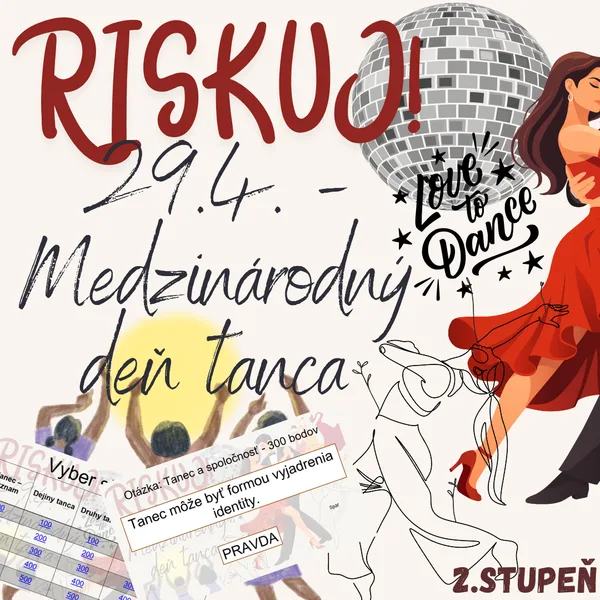 RISKUJ! - 29.4. - Medzinárodný deň tanca