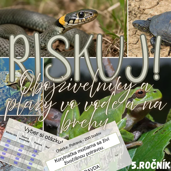RISKUJ! - Obojživelníky a plazy vo vode a na brehu