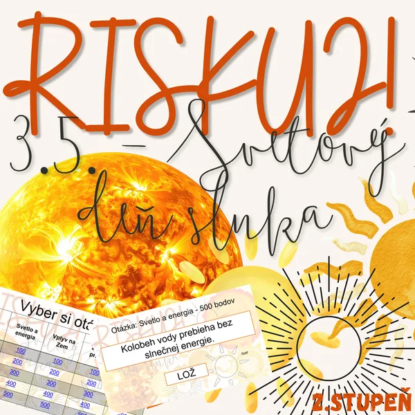 RISKUJ! - 3.5. - Svetový deň slnka