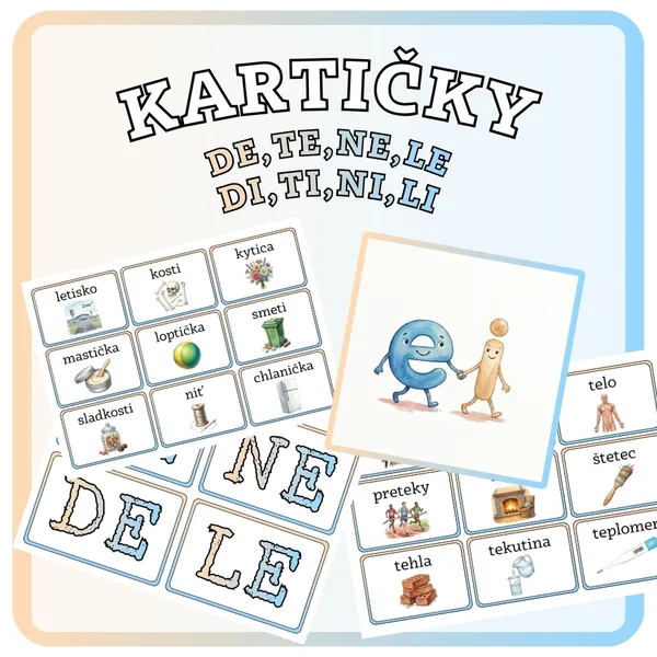 Kartičky (de,te,ne,le,di,ti,ni,li)