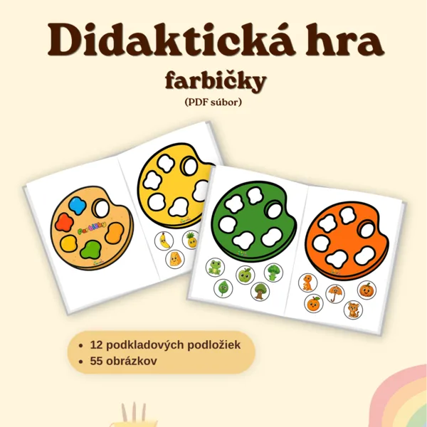Didaktická hra - farbičky (PDF súbor)