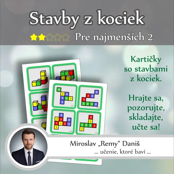 Stavby z kociek - Pre najmenších 2 (★★☆☆☆)