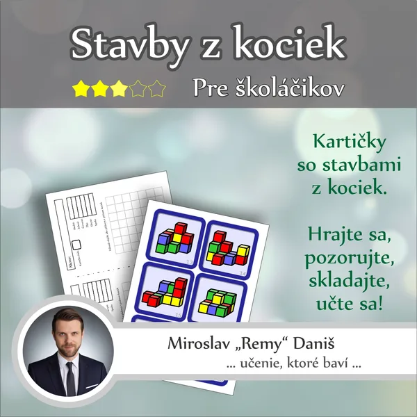 Stavby z kociek - Pre školáčikov (★★★☆☆)