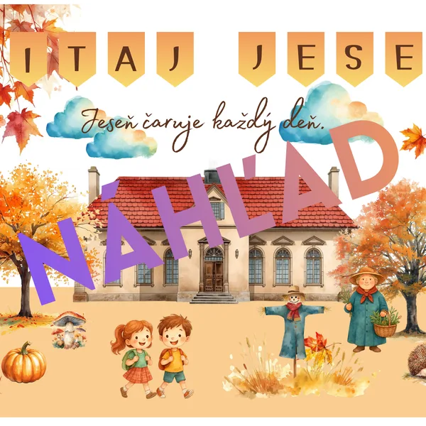 Jesenná nástenka, výzdoba triedy