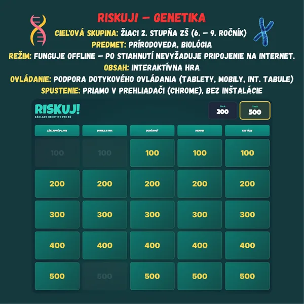 Riskuj! - Genetika