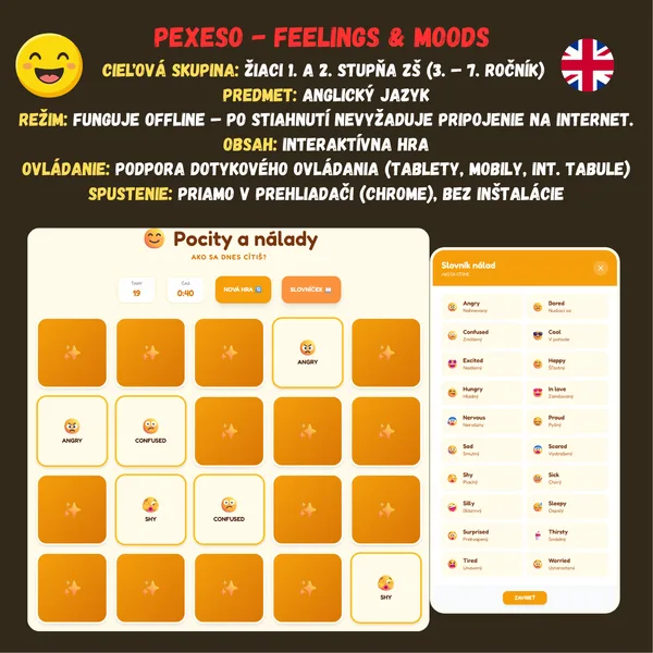 Pexeso - Feelings & Moods