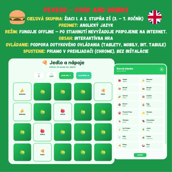 Pexeso Food & Drinks