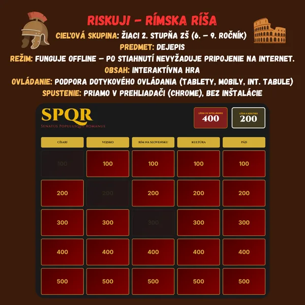 Riskuj! - Rímska ríša