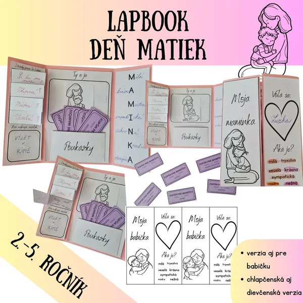 Lapbook - Deň matiek