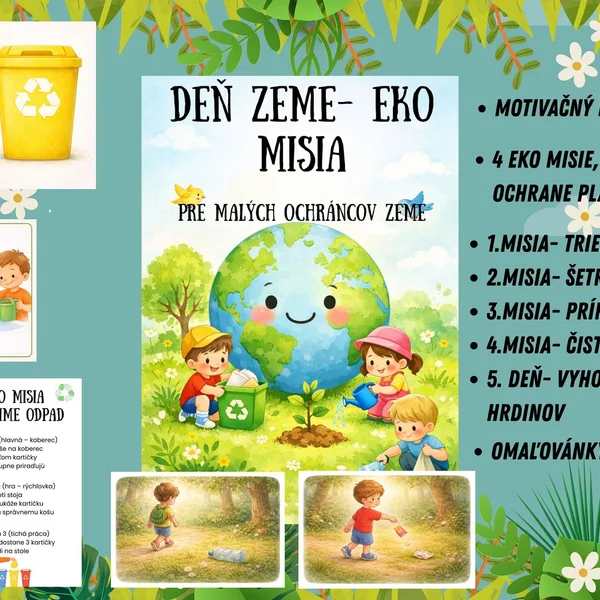 Deň Zeme - Eko misie pre malých ochráncov zeme 