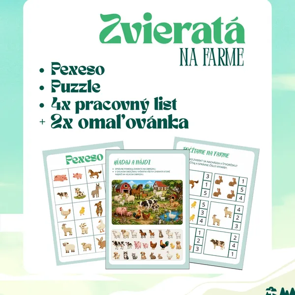 Zvieratá na farme 