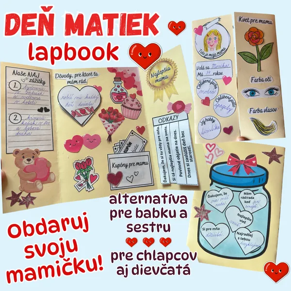 Deň matiek - lapbook