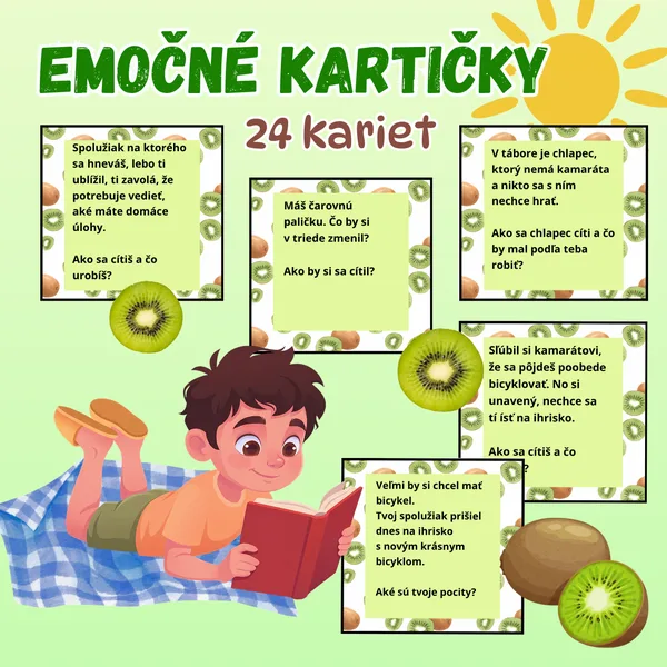 Ranný kruh - emočné kartičky