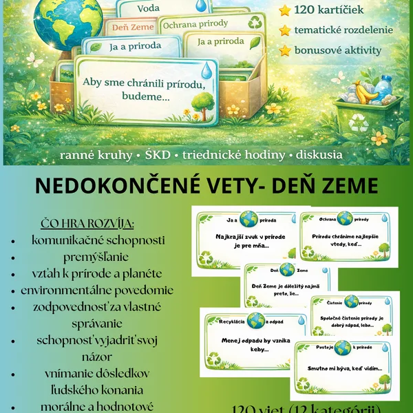 Nedokončené vety- Deň Zeme