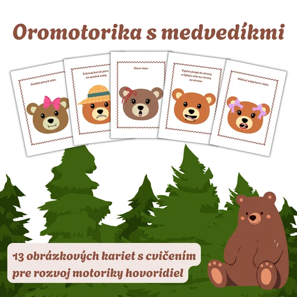 Oromotorika s medvedíkmi - brožúra