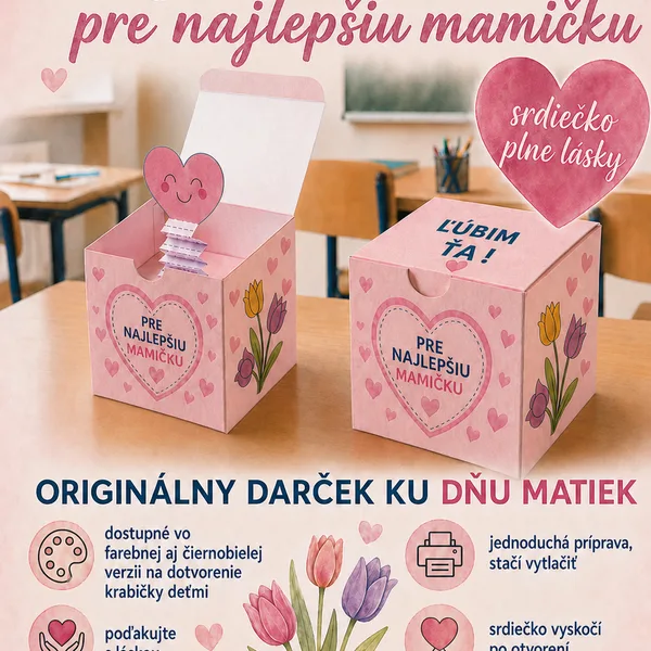 Deň matiek - darček pre mamičku