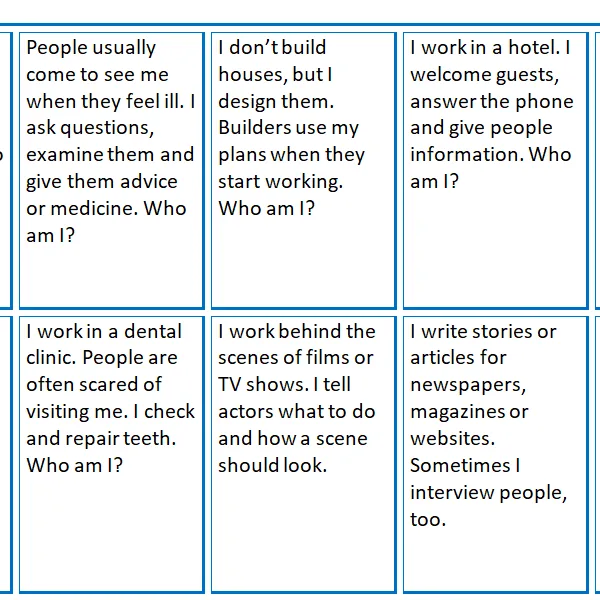 Jobs riddles