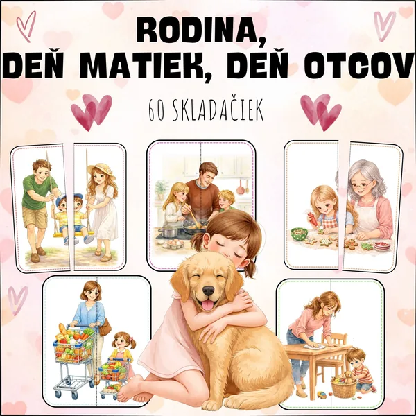 Deň matiek, Deň otcov, rodina – skladačky