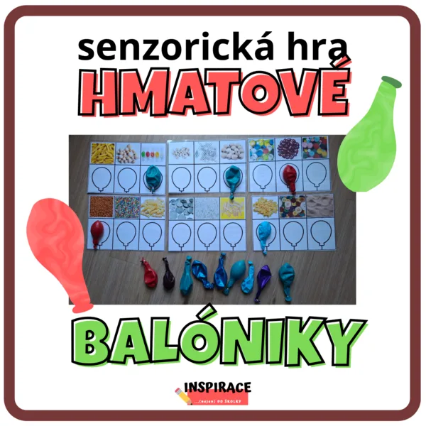 Hmatové balóniky - sensory play