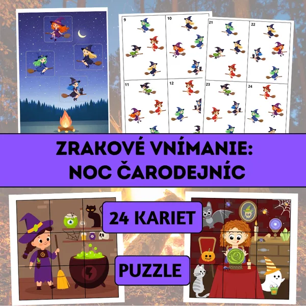 Zrakové vnímanie: Noc čarodejníc