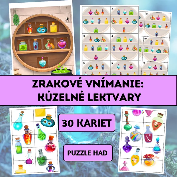 Zrakové vnímanie: Kúzelné lektvary