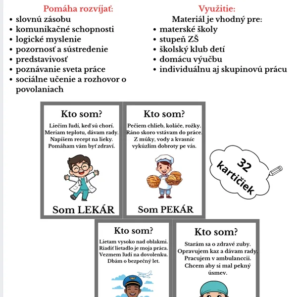 Povolania - KTO SOM?