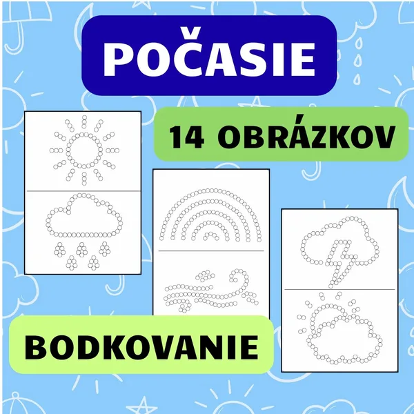 Počasie - Bodkovanie