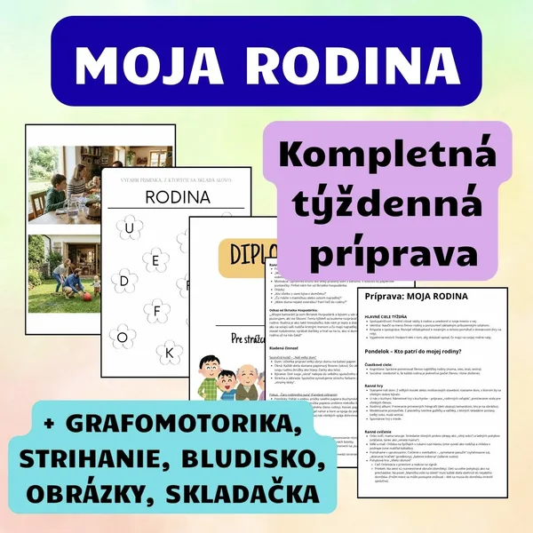 RODINA - týždenný plán