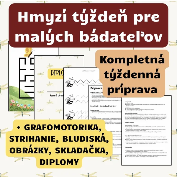 HMYZ - týždenný plán
