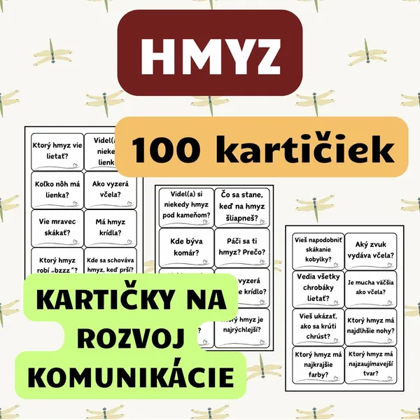 HMYZ - Komunikačné kartičky