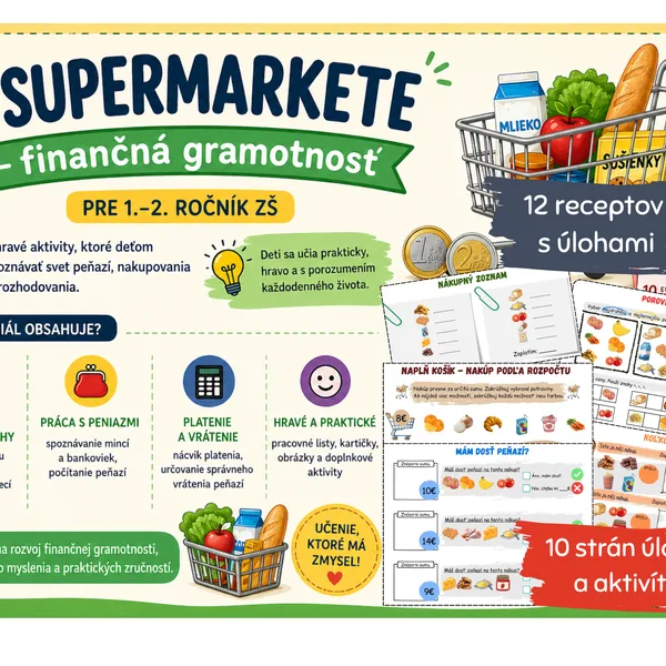 V supermarkete - finančná gramotnosť