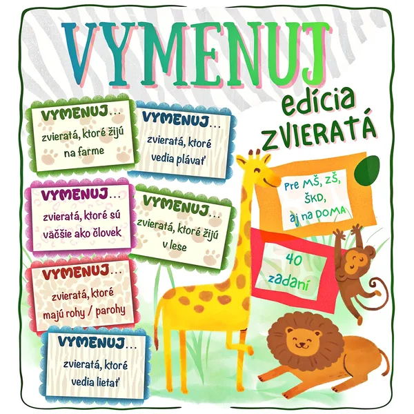 VYMENUJ - ZVIERATÁ