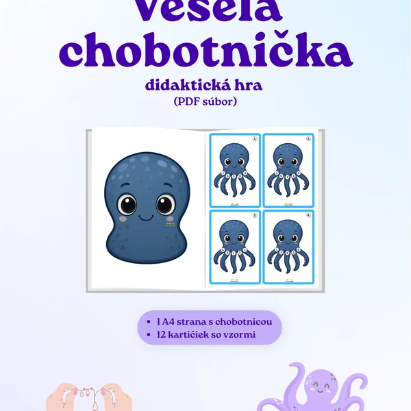 Veselá chobotnička - didaktická hra (PDF súbor)