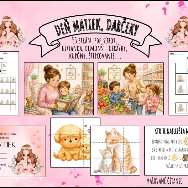 Deň matiek, darčeky pre mamičku🩷