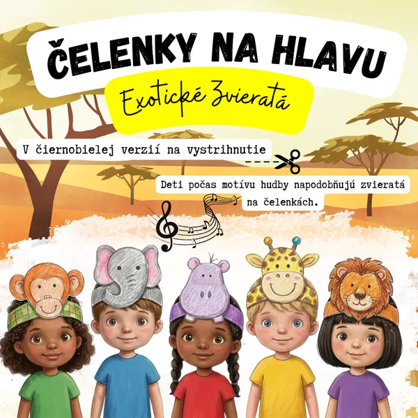 Exotické zvieratá - čelenky