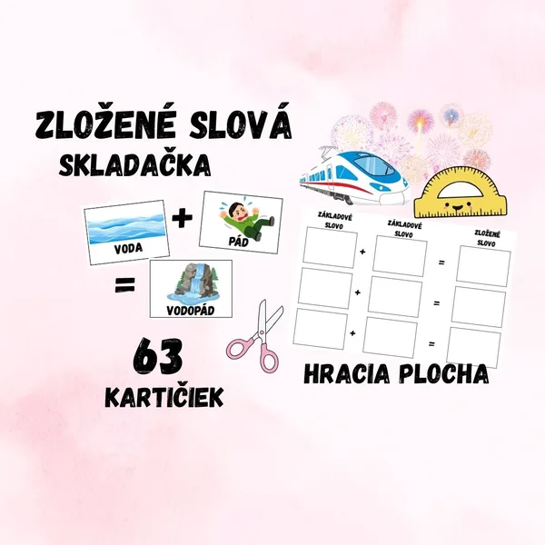 Zložené slová - skladačka