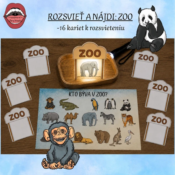 ROZSVIEŤ A HĽADAJ: ZOO