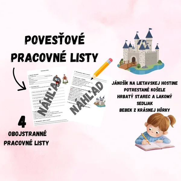 Povesťové pracovné listy