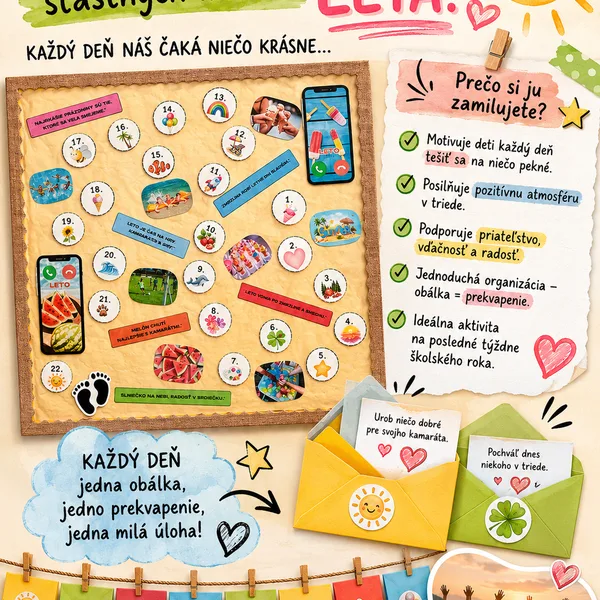 Letná nástenka - odpočítavanie